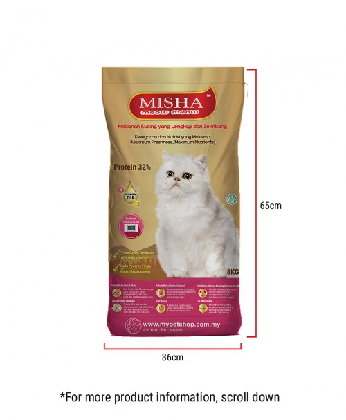 Misha cat food