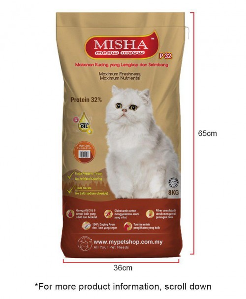 Misha Dry Cat Food Online Pet Shop Malaysia Cat Food Malaysia Dog Food Malaysia
