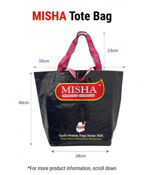 MISHA Waterproof Canvas Tote Bag