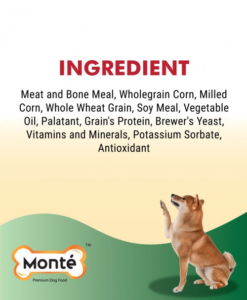 MDDB : Monte Premium Dog Food Lamb 10kg